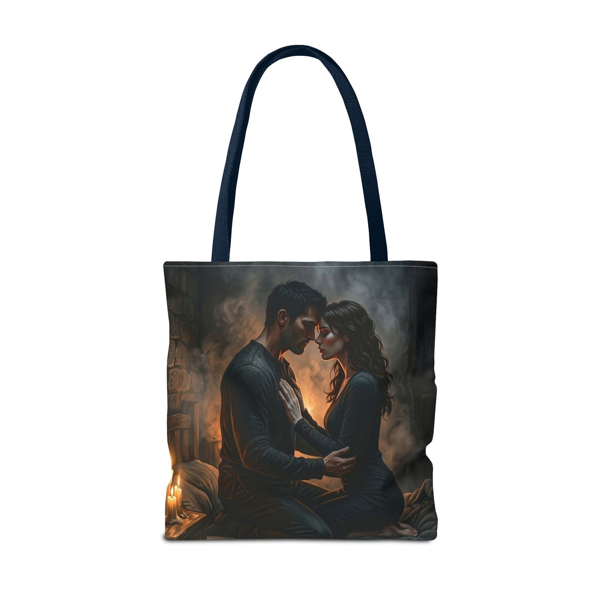 True Name Tote Bag - Candlelit Dark Romance Book Bag