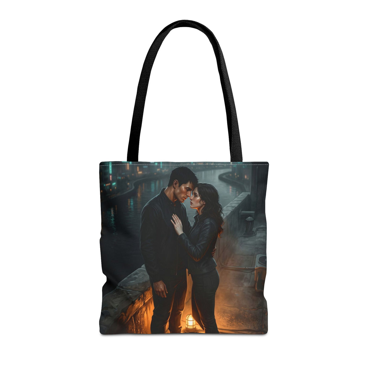 Rooftop Vow Tote Bag - Dark Fantasy Romance Book Bag