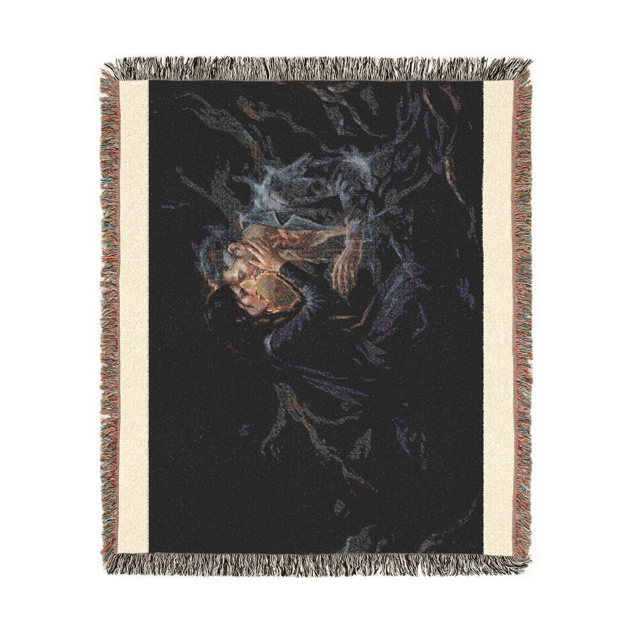 Woven Blanket — Starry Night Astronaut Throw Blanket
