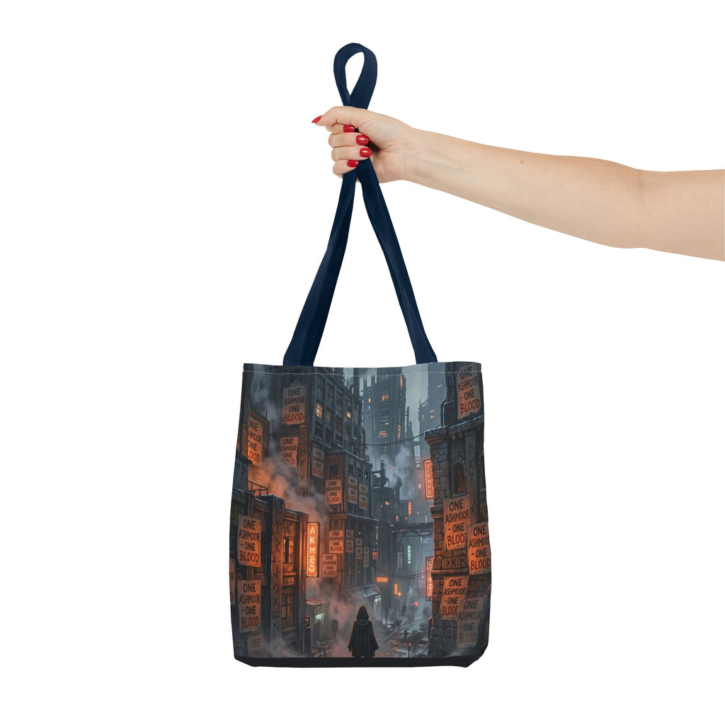 One Ashmoor One Blood Tote Bag - Dark Fantasy City Book Bag