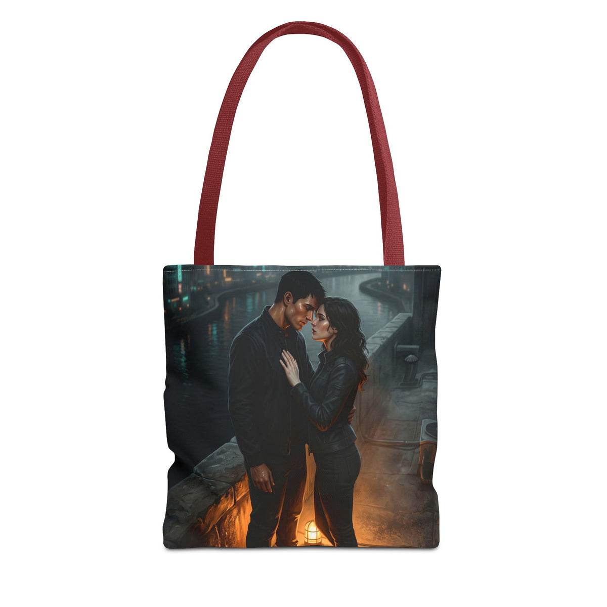 Rooftop Vow Tote Bag - Dark Fantasy Romance Book Bag