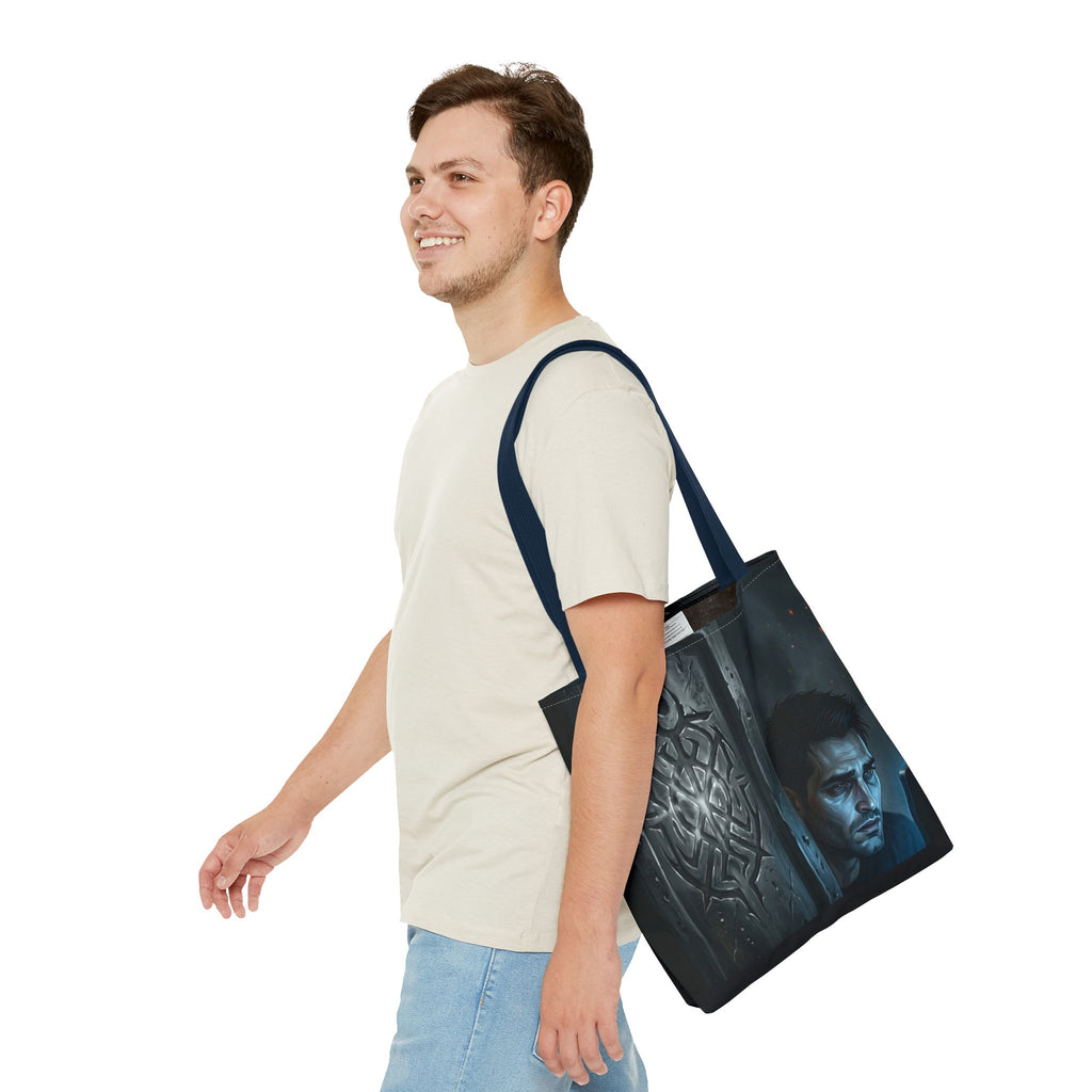The Ward Mark Tote Bag - Gothic Rune Sigil Book Bag