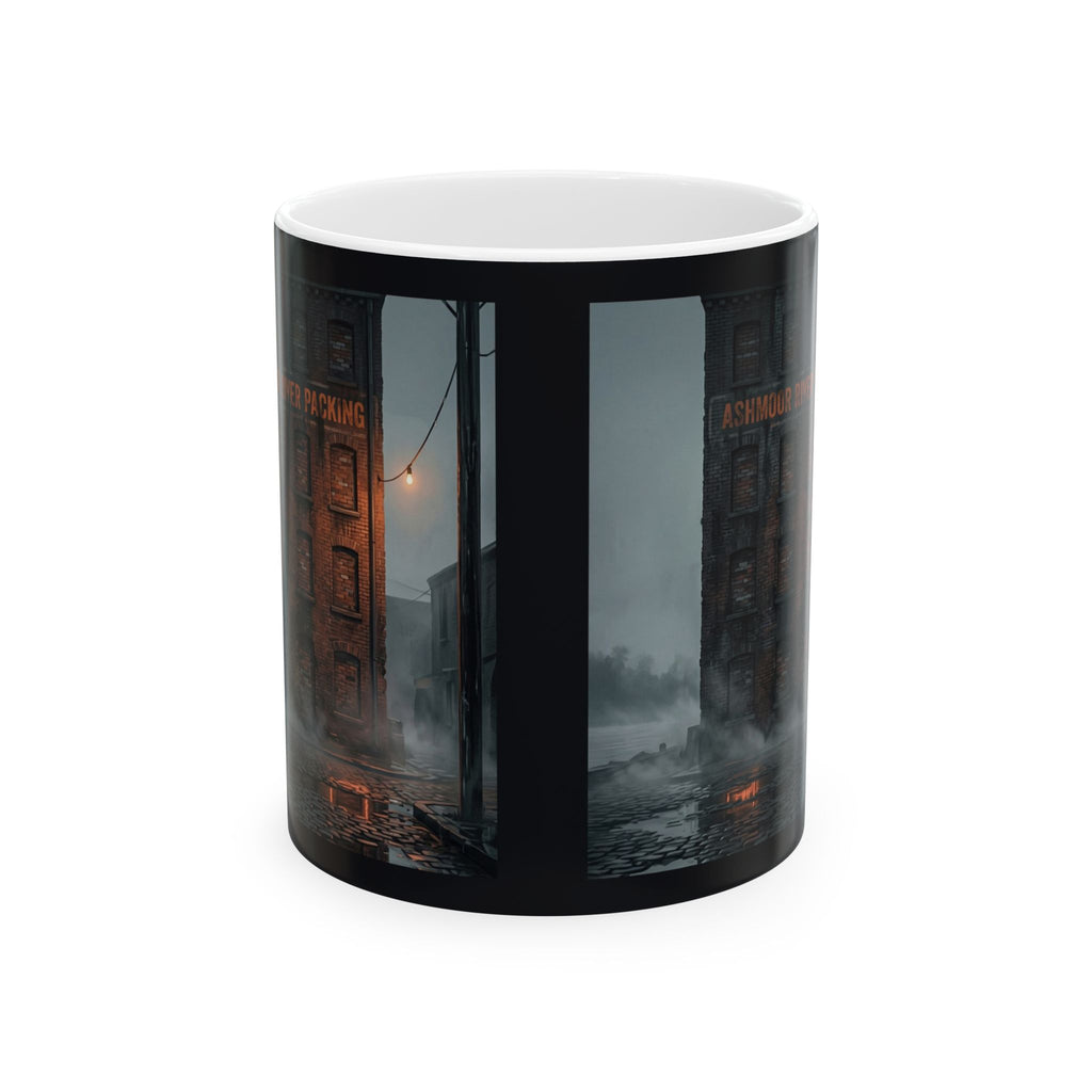 Ashmoor River Packing Ceramic Mug - Gothic Industrial Coffee Cup