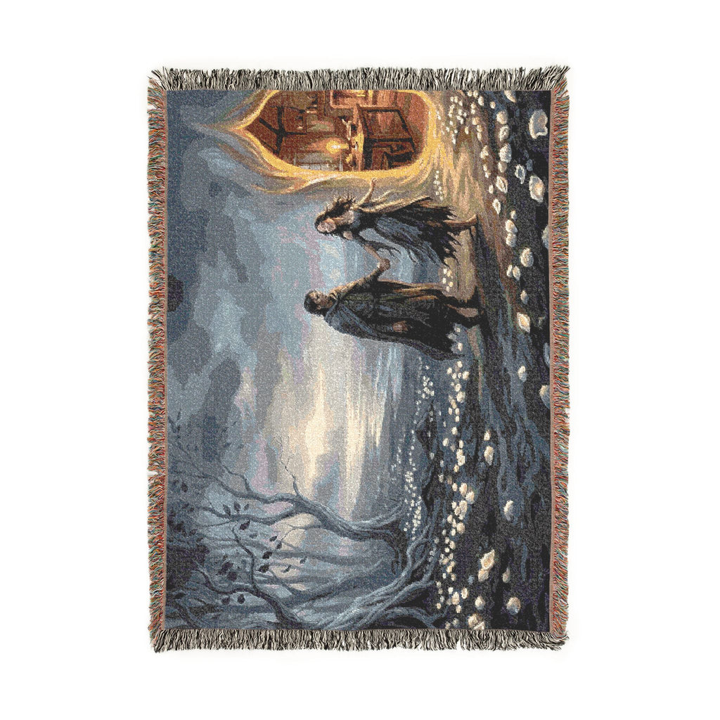 Blossom Field Woven Blanket — Fairy Tale Reunion Storybook Throw