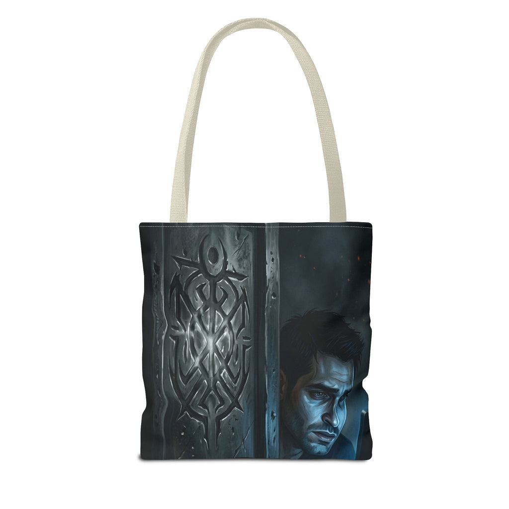 The Ward Mark Tote Bag - Gothic Rune Sigil Book Bag