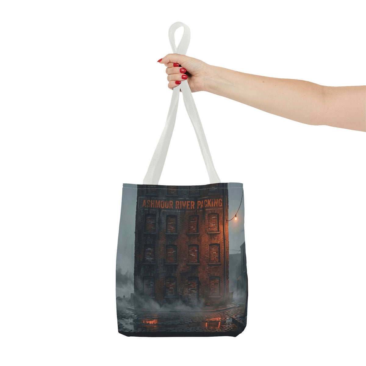 Ashmoor River Packing Tote Bag - Gothic Industrial Book Bag