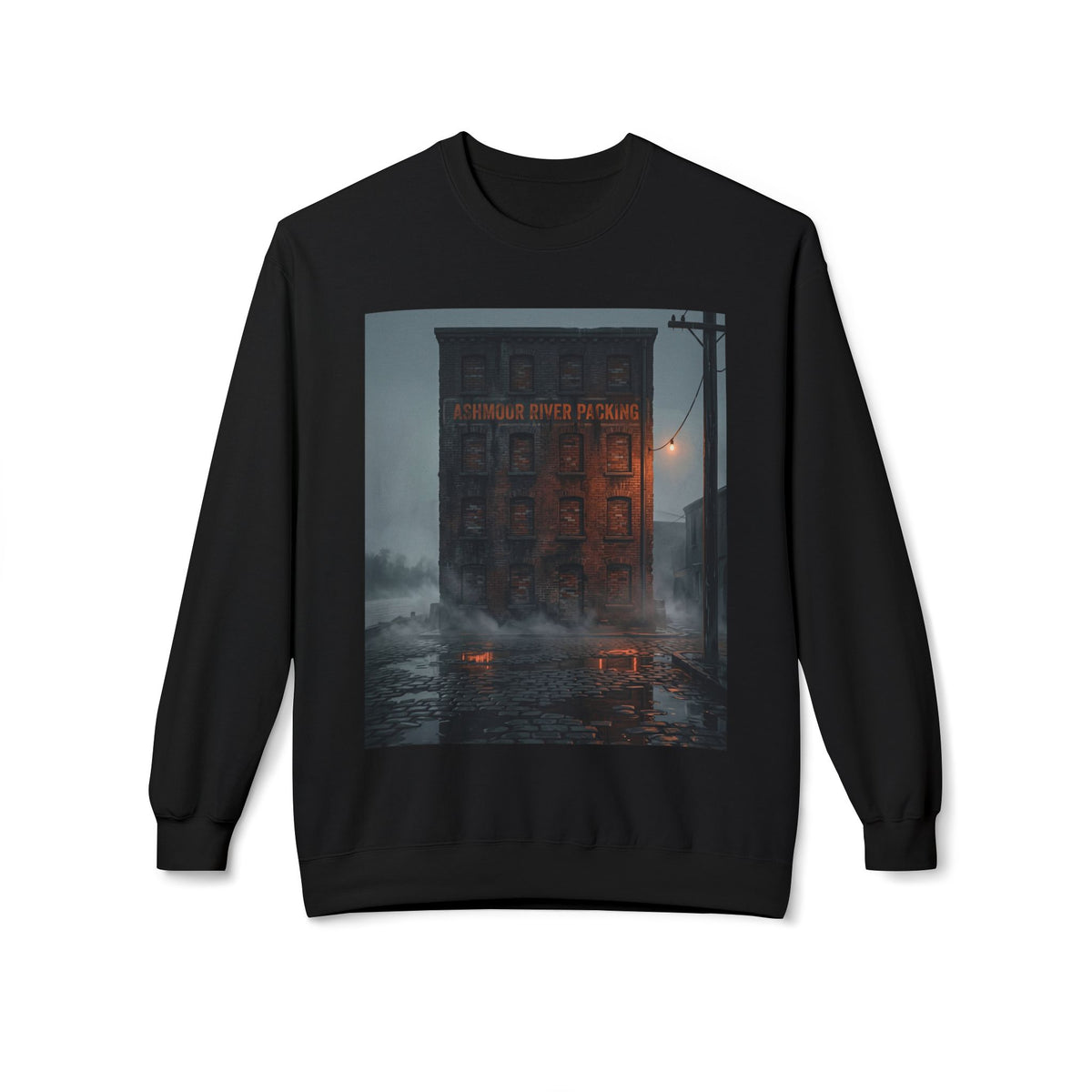 Ashmoor River Packing Crewneck Sweatshirt - Gothic Industrial Crew