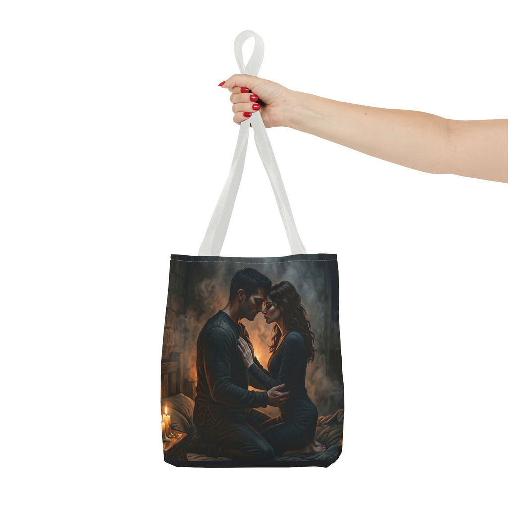 True Name Tote Bag - Candlelit Dark Romance Book Bag
