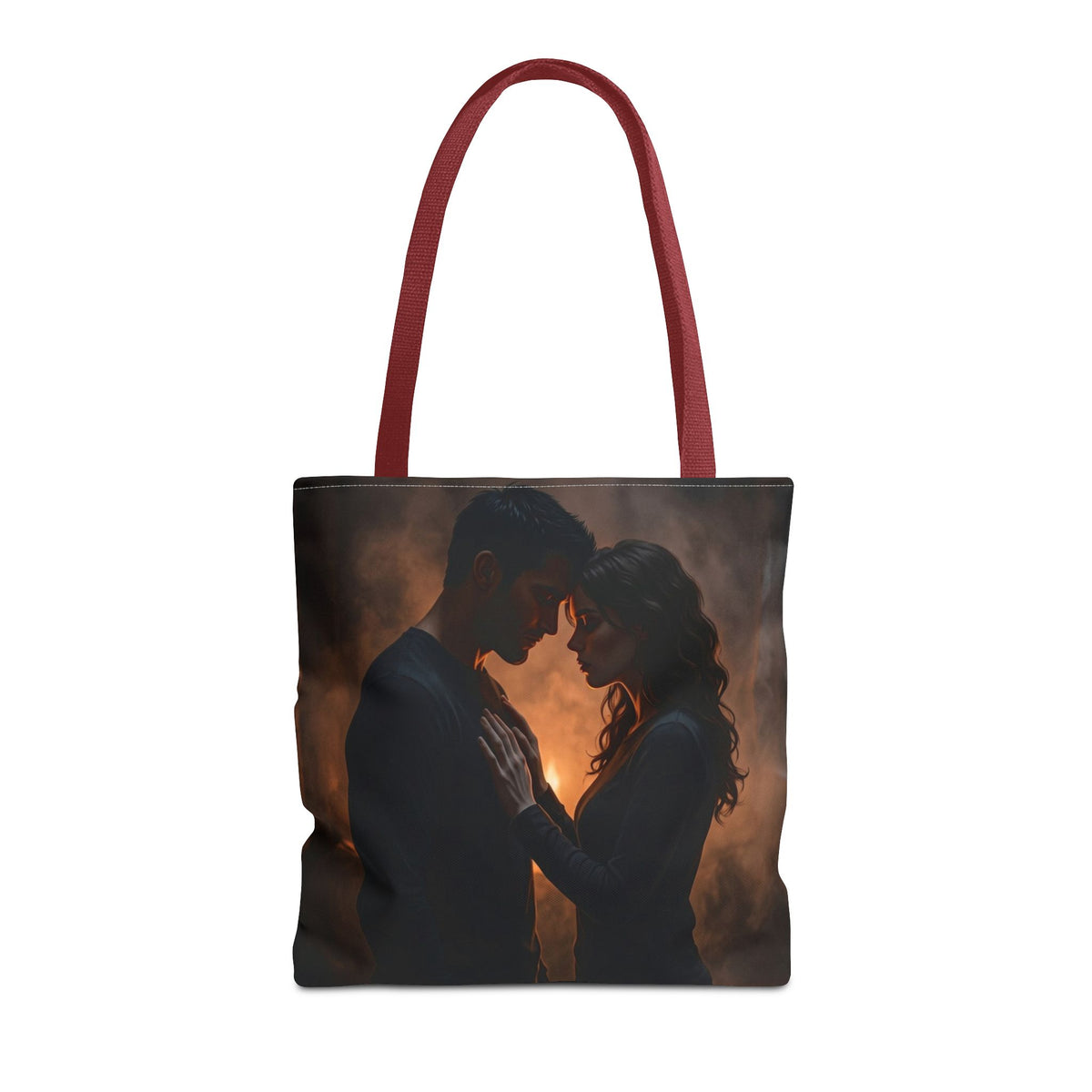 Two Shadows One Flame Tote Bag - Dark Romance Book Bag