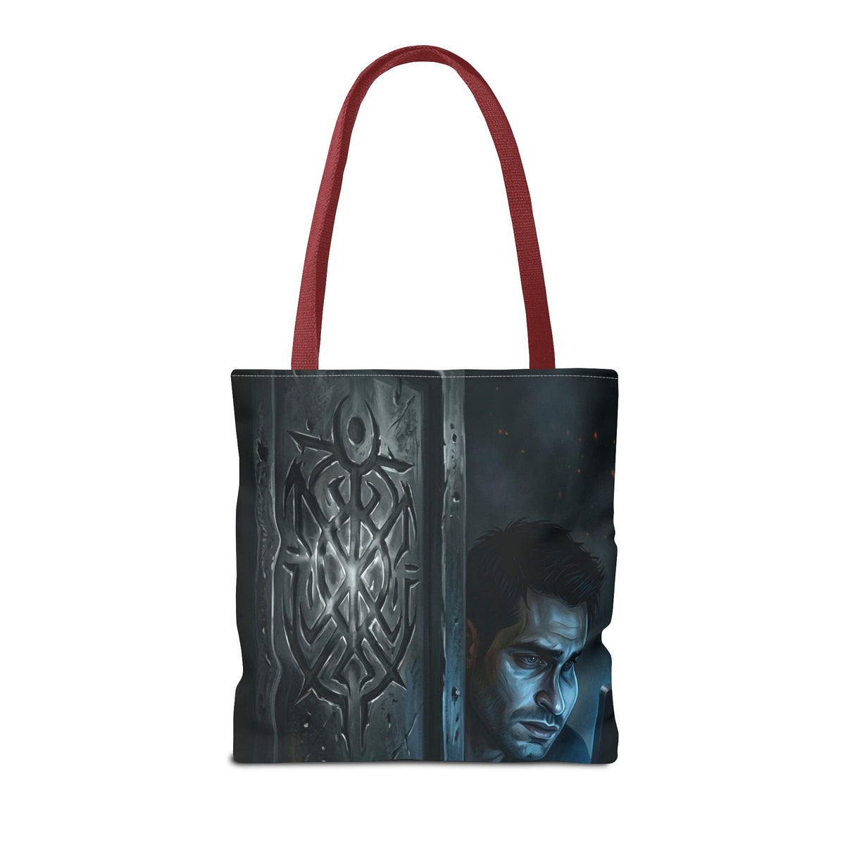 The Ward Mark Tote Bag - Gothic Rune Sigil Book Bag