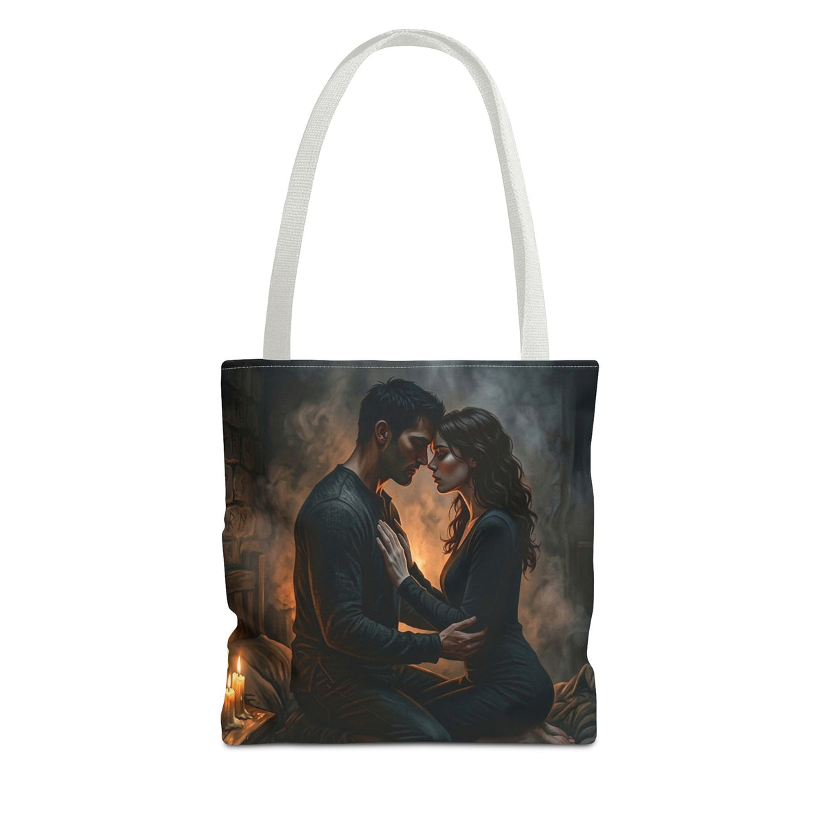 True Name Tote Bag - Candlelit Dark Romance Book Bag