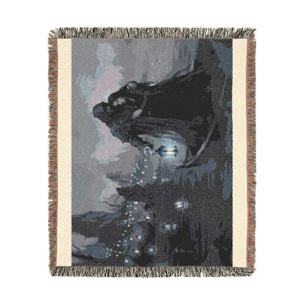Gothic Lantern Woven Blanket