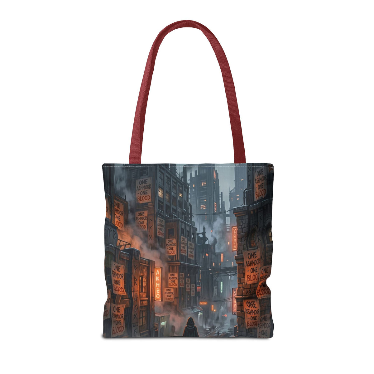 One Ashmoor One Blood Tote Bag - Dark Fantasy City Book Bag