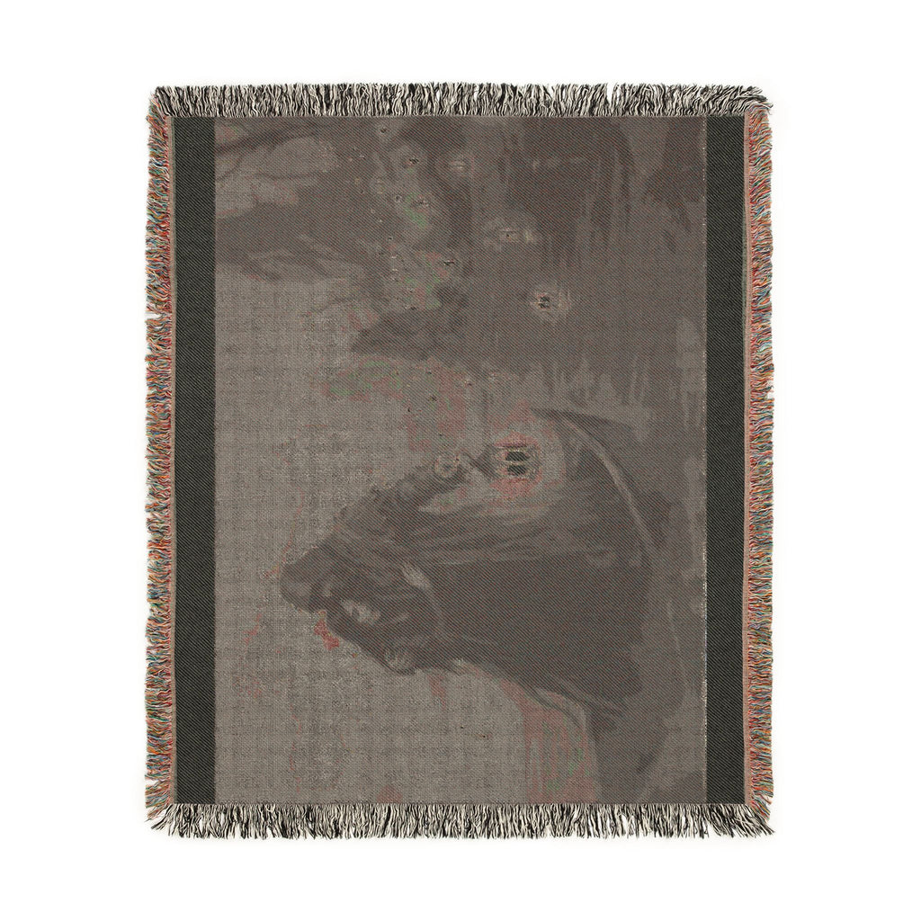 Gothic Lantern Woven Blanket