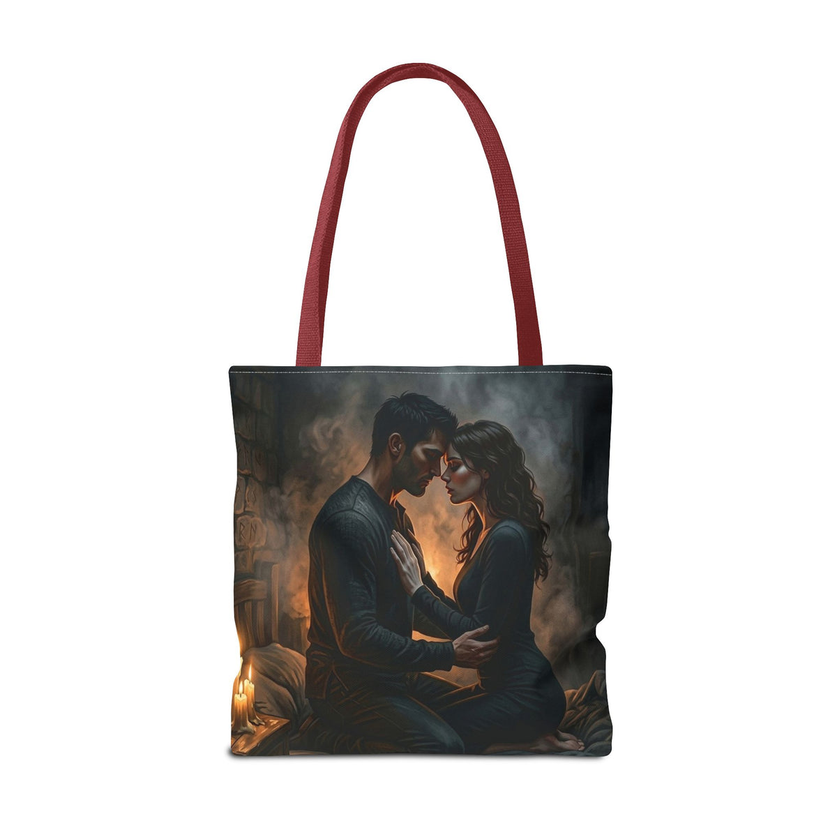 True Name Tote Bag - Candlelit Dark Romance Book Bag