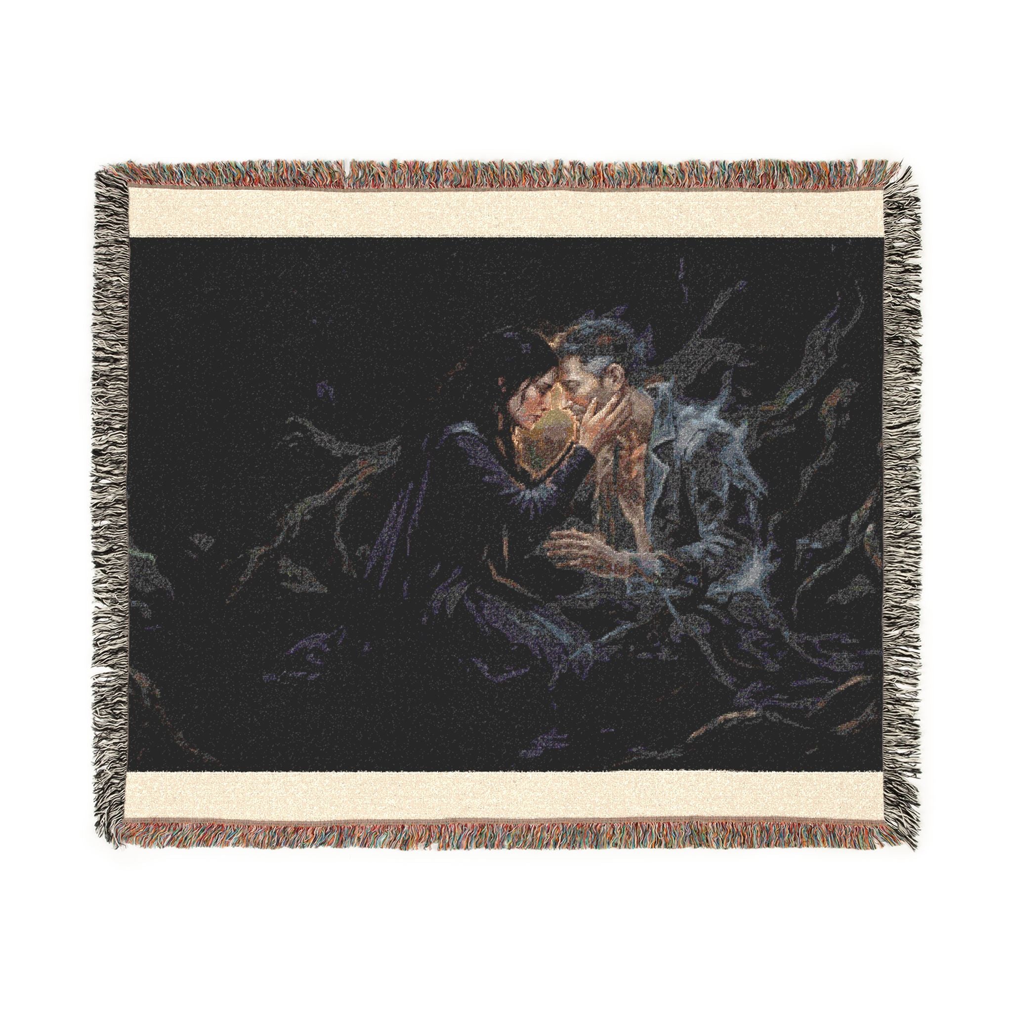 Woven Blanket — Starry Night Astronaut Throw Blanket