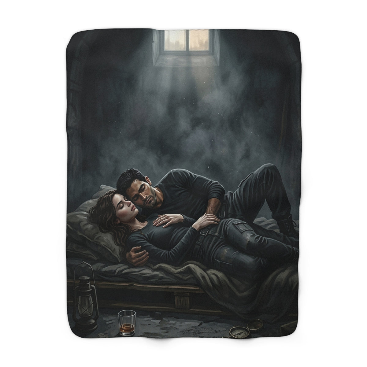 The Quiet After Sherpa Fleece Blanket - Dark Romance Lovers Throw