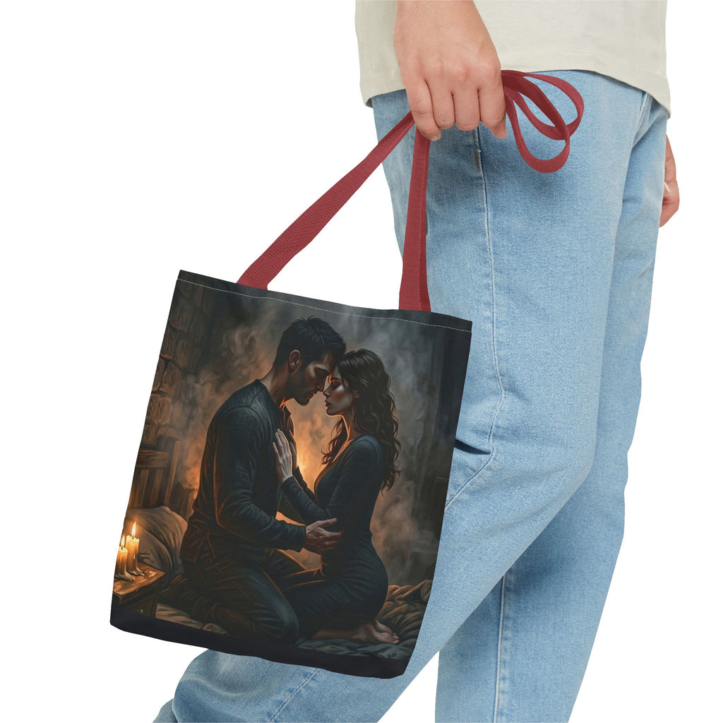 True Name Tote Bag - Candlelit Dark Romance Book Bag