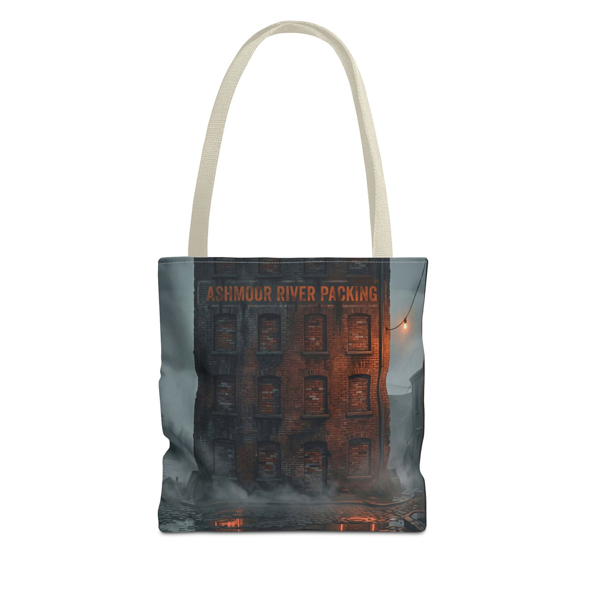 Ashmoor River Packing Tote Bag - Gothic Industrial Book Bag