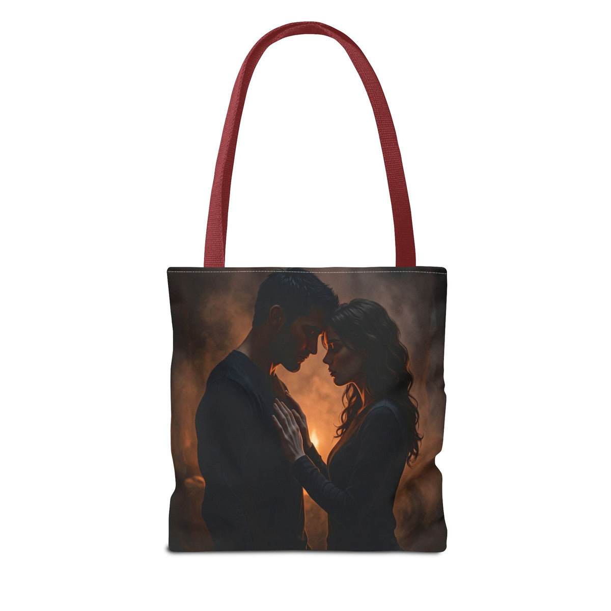 Two Shadows One Flame Tote Bag - Dark Romance Book Bag
