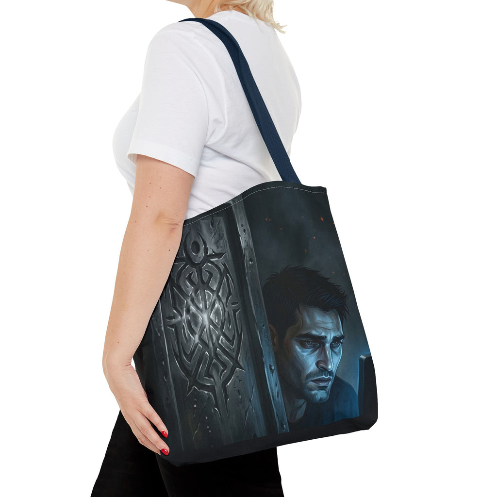 The Ward Mark Tote Bag - Gothic Rune Sigil Book Bag