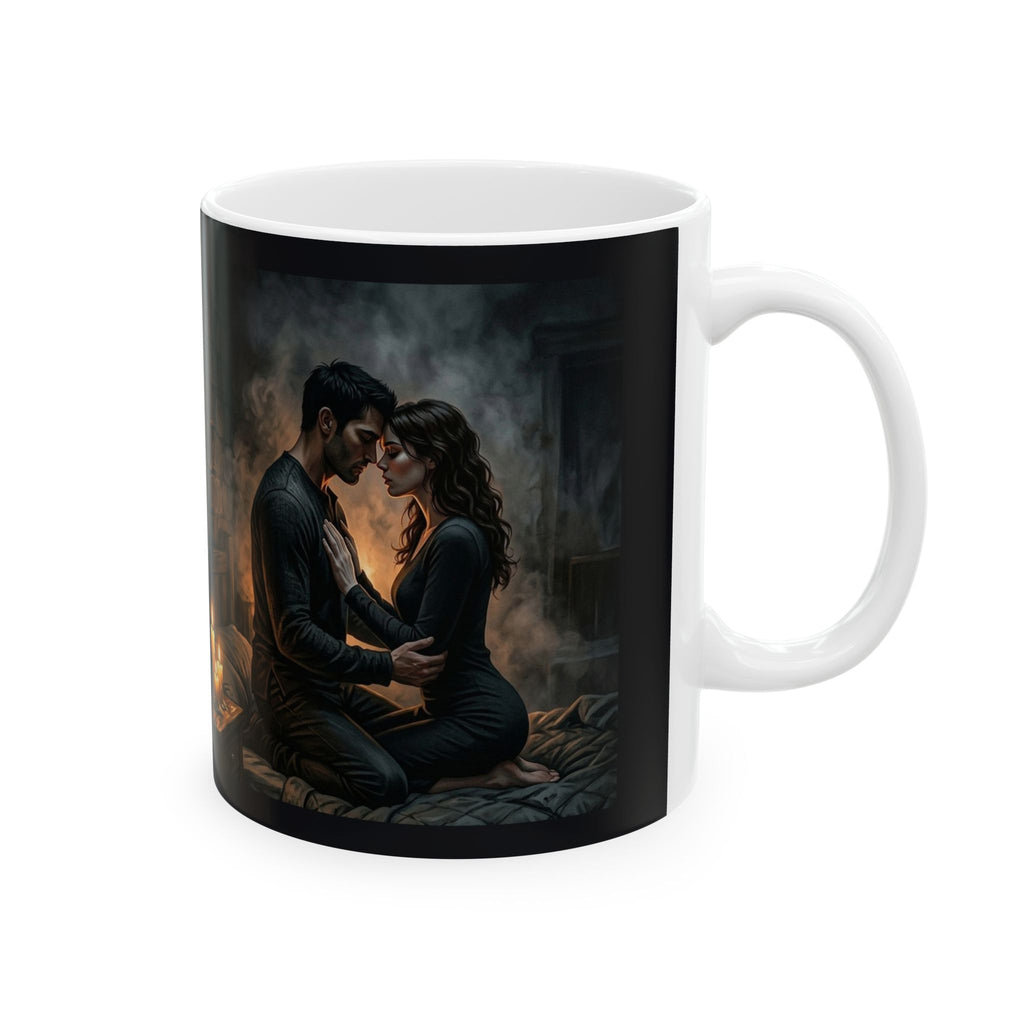 True Name Ceramic Mug - Candlelit Dark Romance Coffee Cup