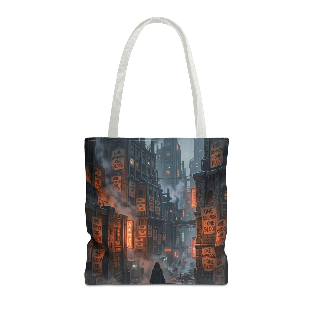 One Ashmoor One Blood Tote Bag - Dark Fantasy City Book Bag