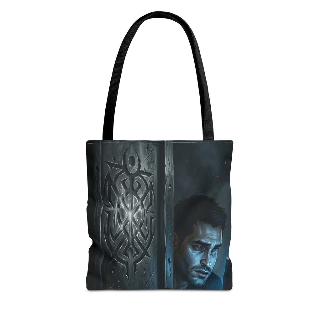 The Ward Mark Tote Bag - Gothic Rune Sigil Book Bag