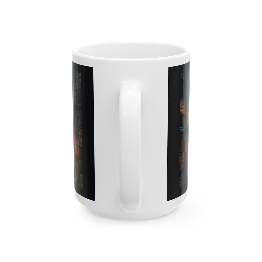 One Ashmoor One Blood Ceramic Mug - Dark Fantasy City Coffee Cup