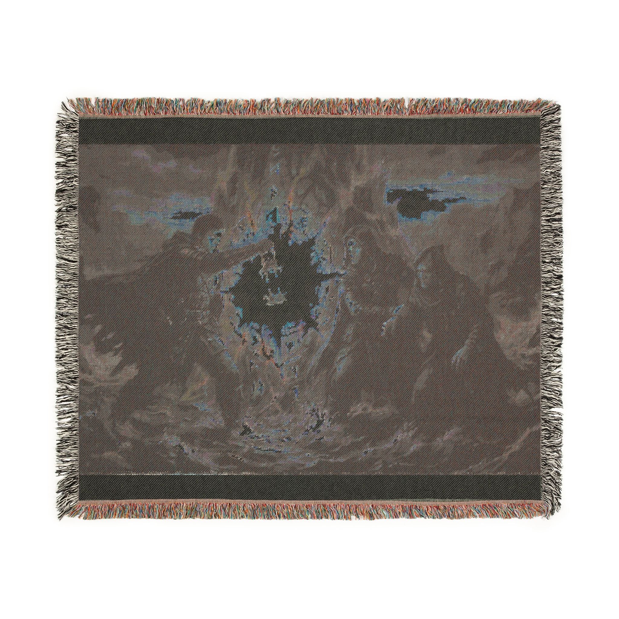 Woven Blanket — Angelic Sword & Light Tapestry Throw