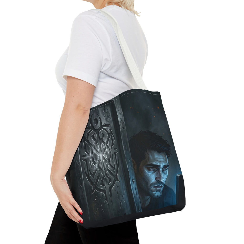 The Ward Mark Tote Bag - Gothic Rune Sigil Book Bag