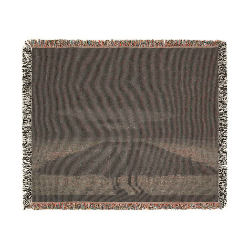 Mass Grave Scene Woven Blanket