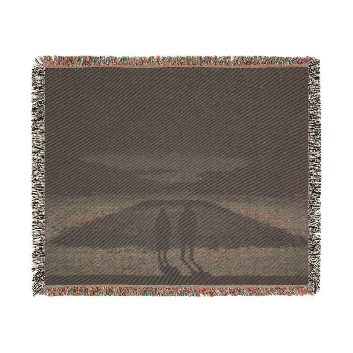 Mass Grave Scene Woven Blanket