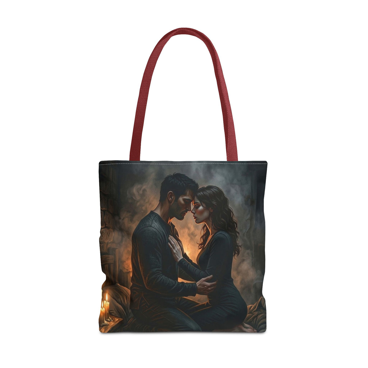 True Name Tote Bag - Candlelit Dark Romance Book Bag