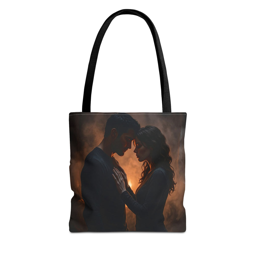Two Shadows One Flame Tote Bag - Dark Romance Book Bag