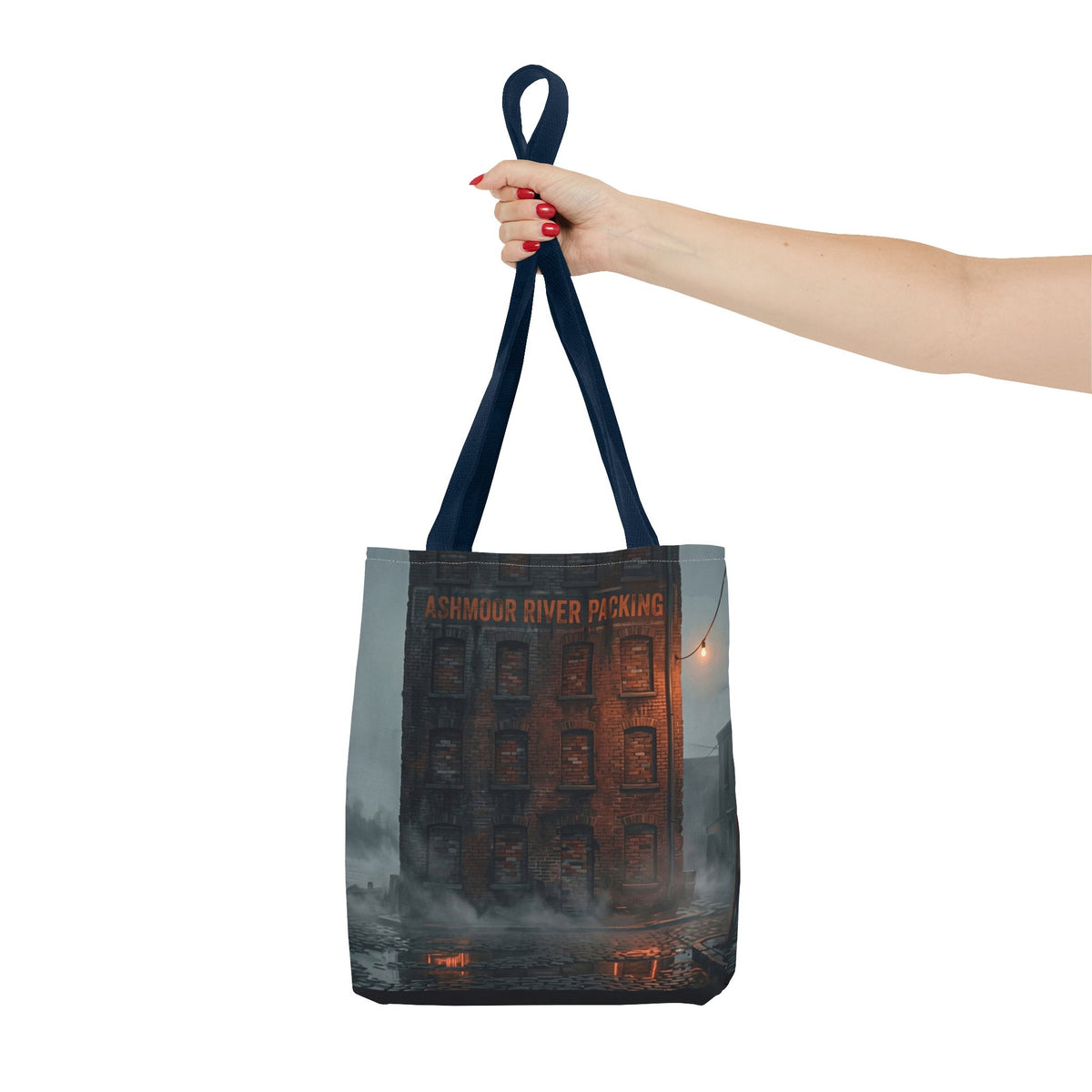 Ashmoor River Packing Tote Bag - Gothic Industrial Book Bag