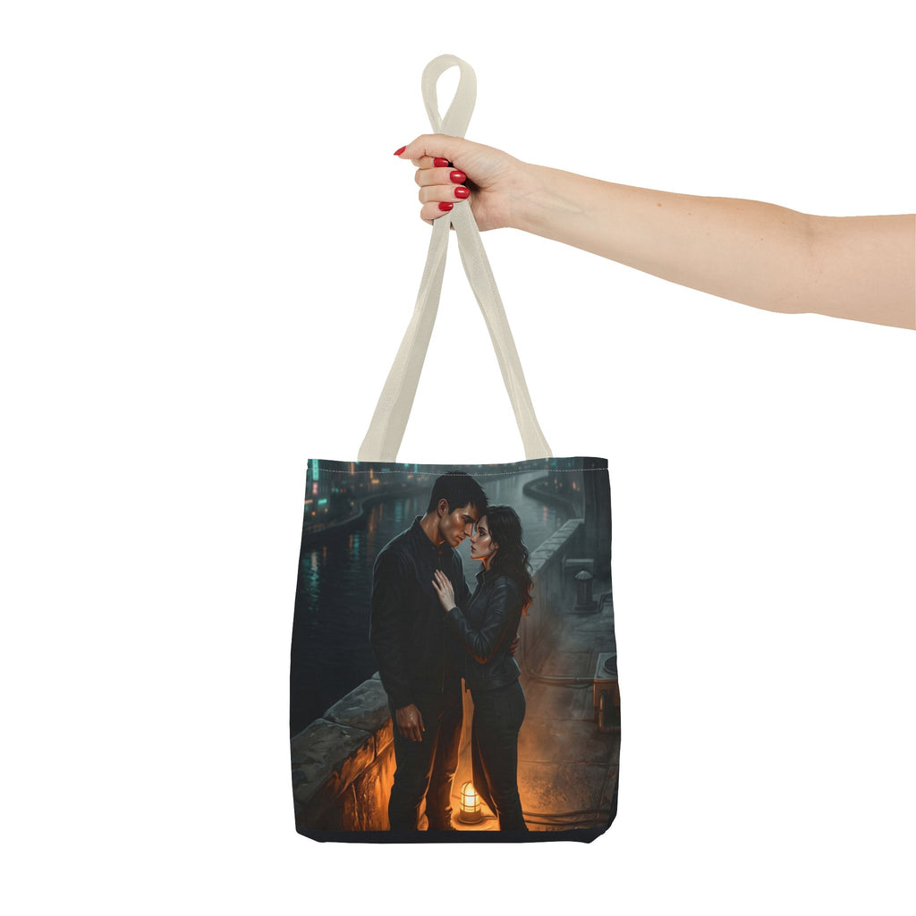 Rooftop Vow Tote Bag - Dark Fantasy Romance Book Bag