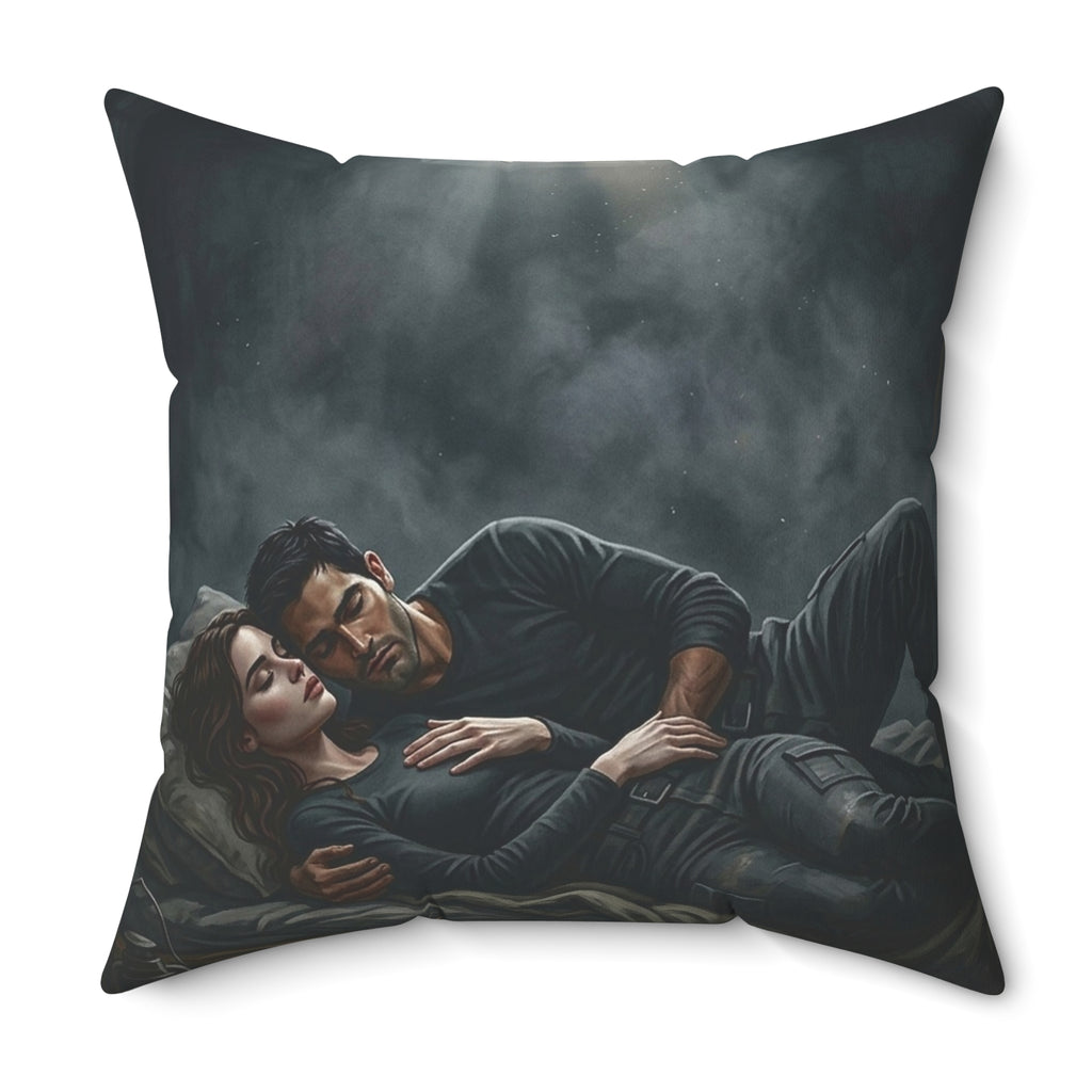 The Quiet After Throw Pillow - Dark Romance Lovers Accent Cushion