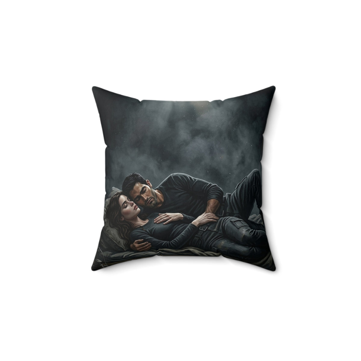 The Quiet After Throw Pillow - Dark Romance Lovers Accent Cushion