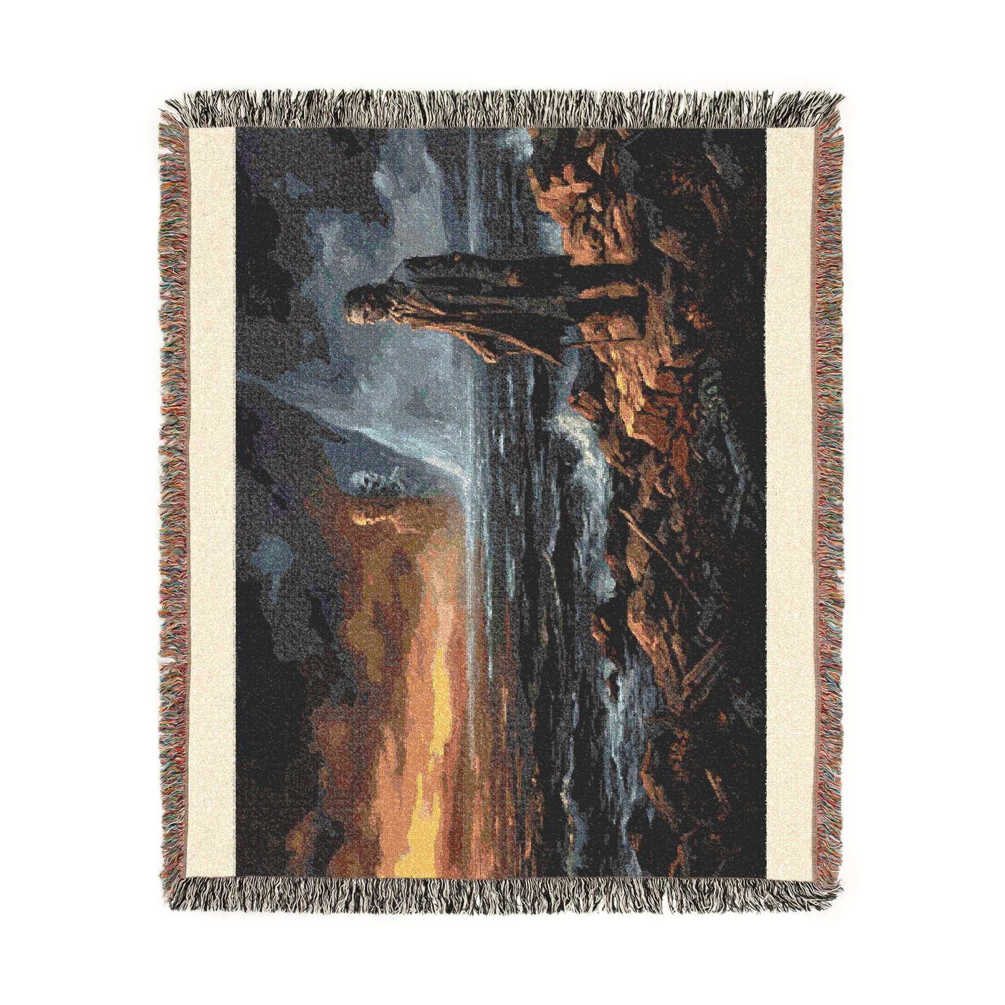 Viking Seafarer Woven Throw Blanket
