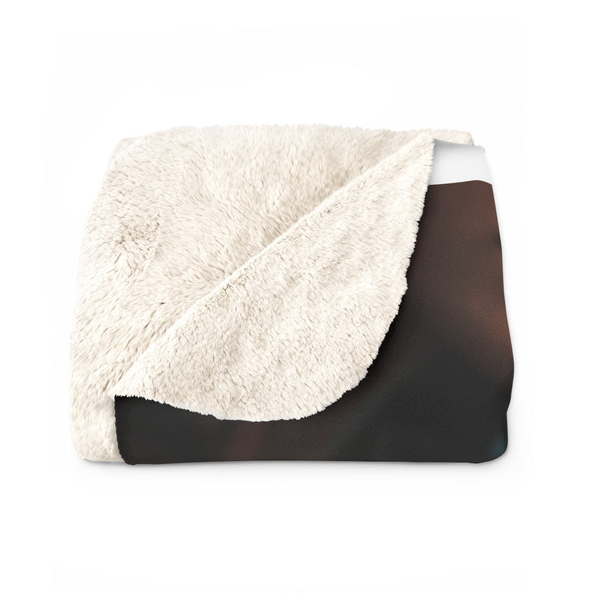 Cold Hands Warm Cup Sherpa Fleece Blanket - Cozy Noir Diner Throw