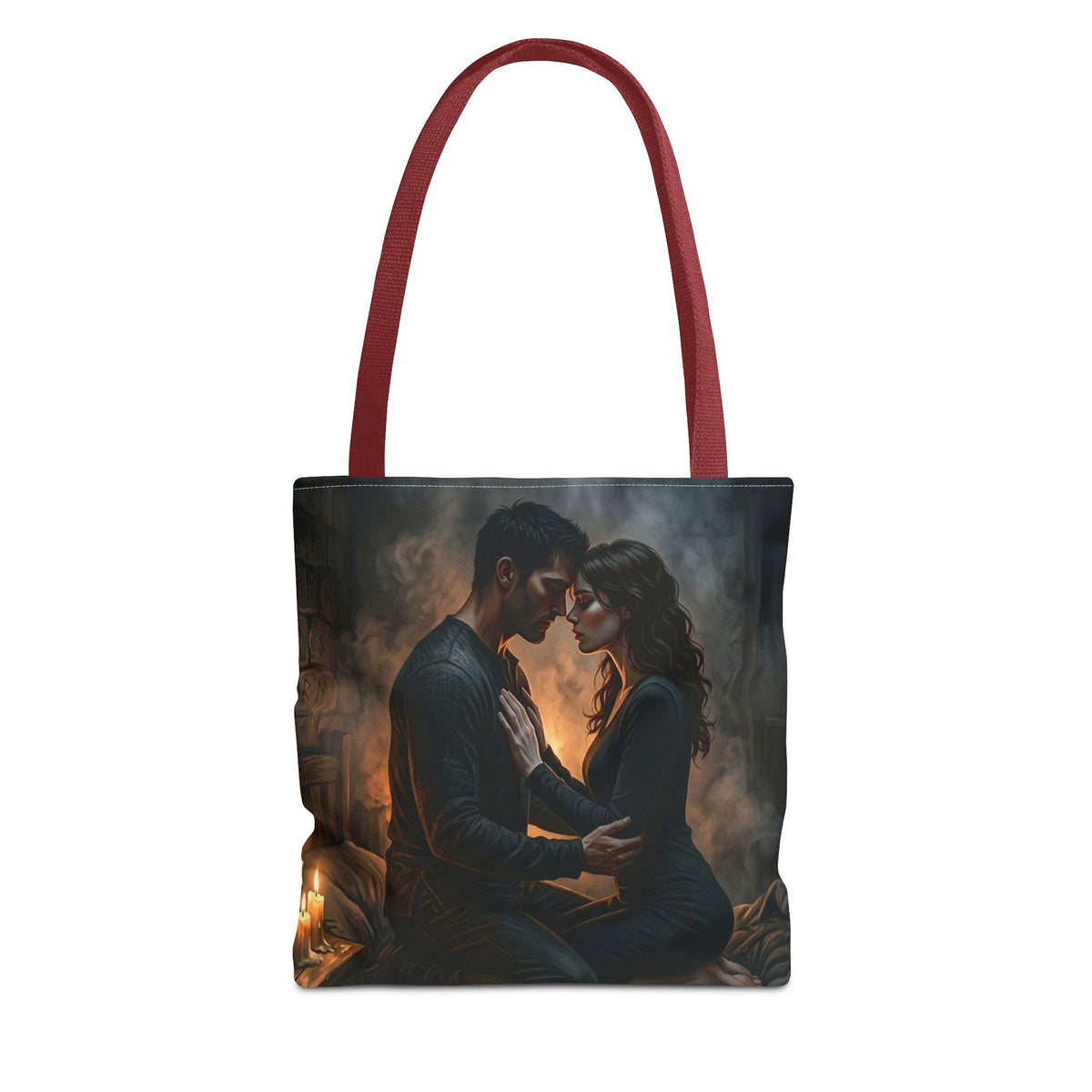 True Name Tote Bag - Candlelit Dark Romance Book Bag