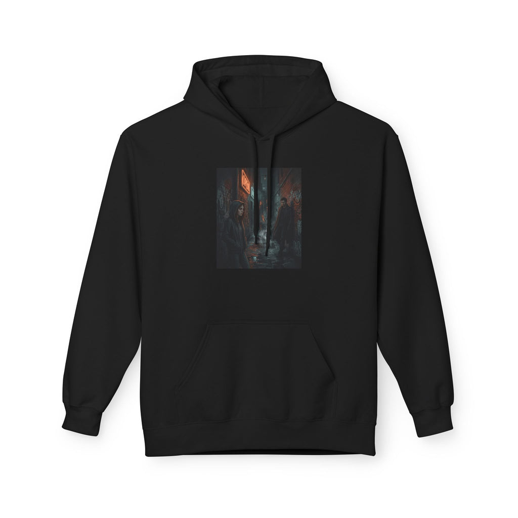 The Hunters Alley Hoodie - Neon Noir Dark Romance Pullover