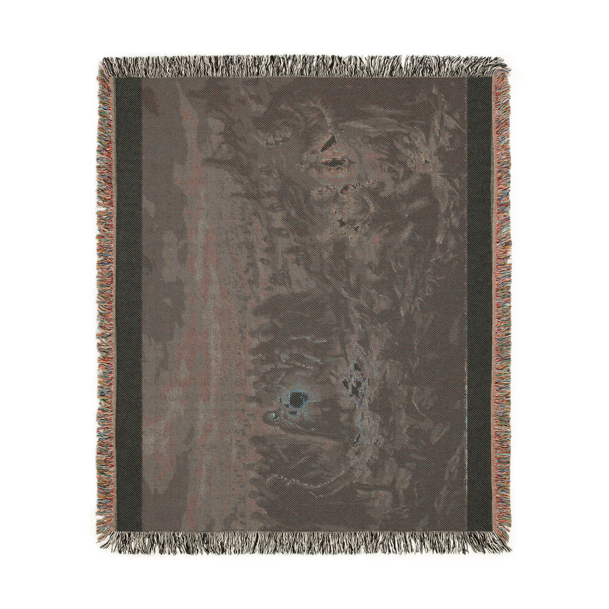 Lantern Night Woven Blanket — Gothic Forest Cozy Throw