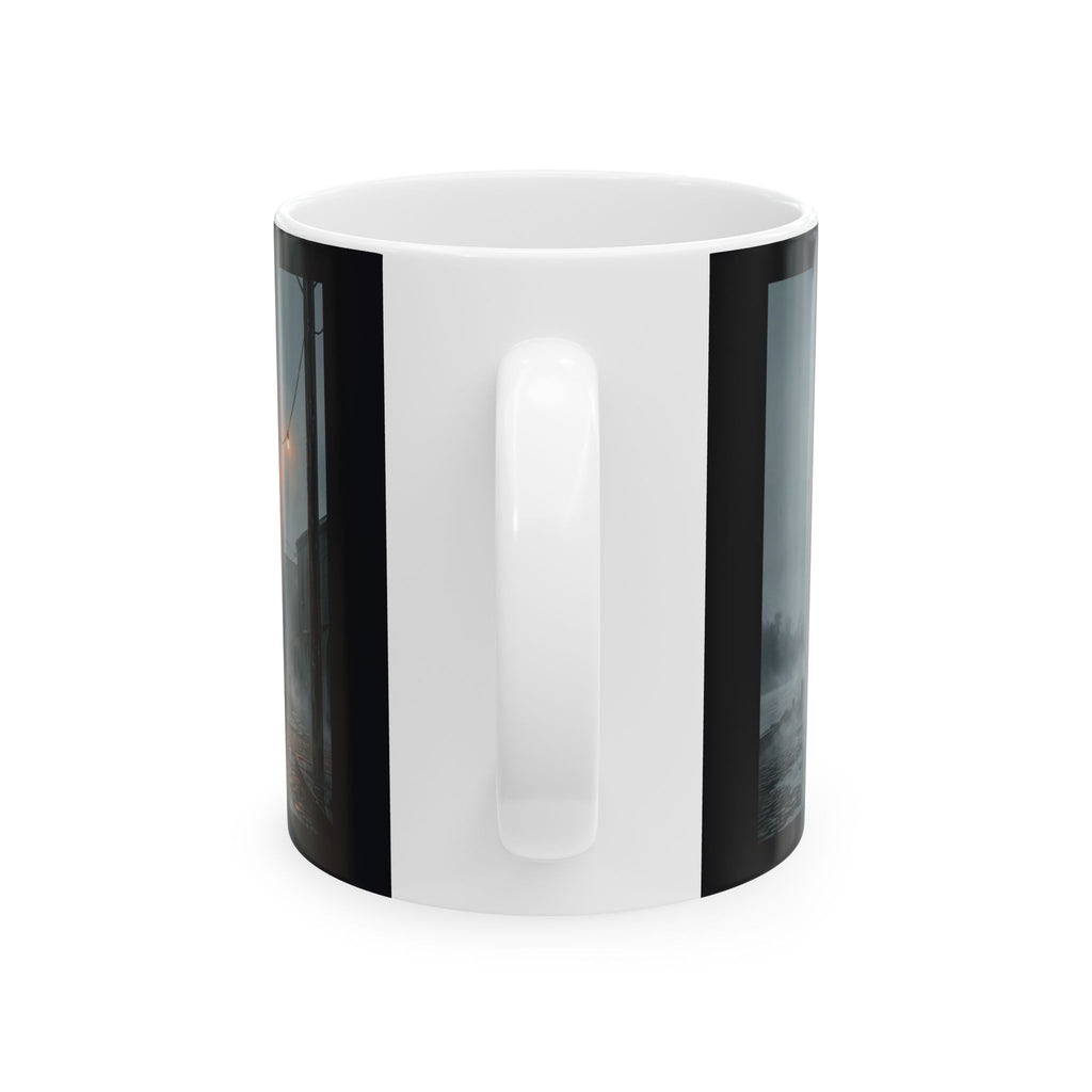 Ashmoor River Packing Ceramic Mug - Gothic Industrial Coffee Cup