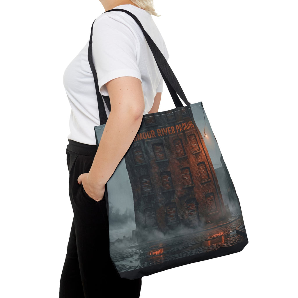 Ashmoor River Packing Tote Bag - Gothic Industrial Book Bag
