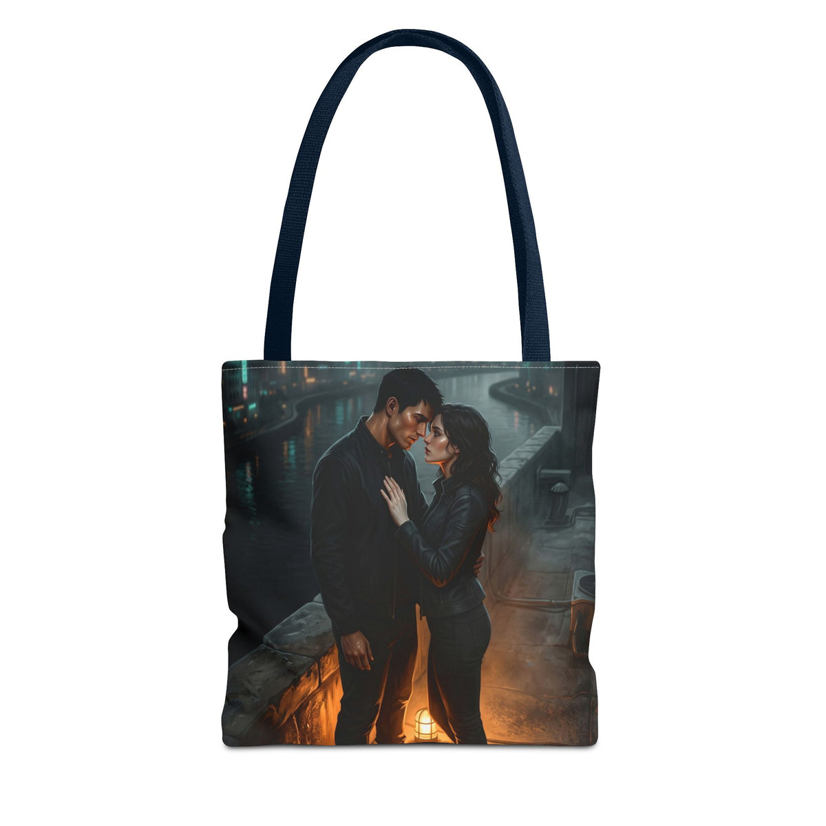 Rooftop Vow Tote Bag - Dark Fantasy Romance Book Bag