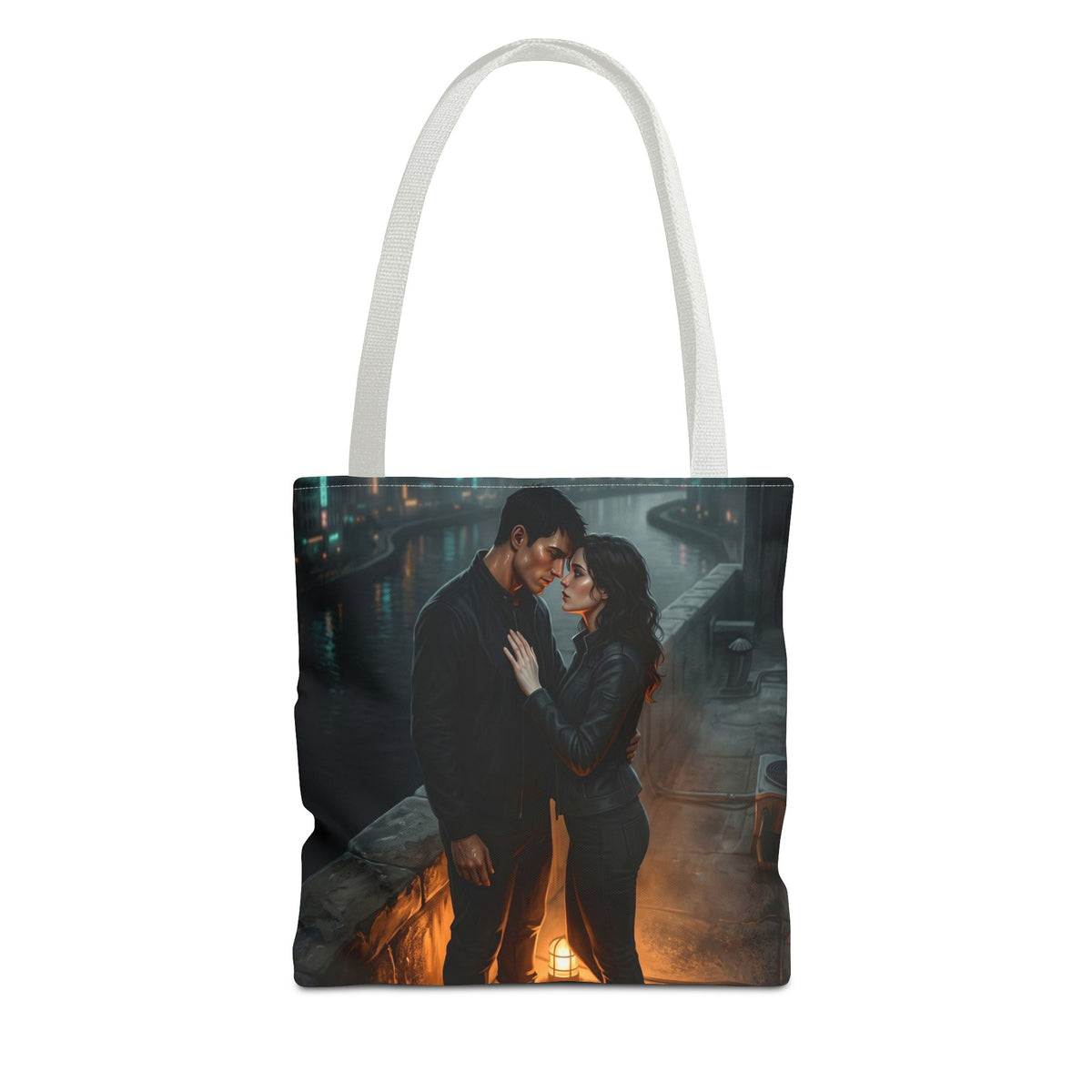 Rooftop Vow Tote Bag - Dark Fantasy Romance Book Bag