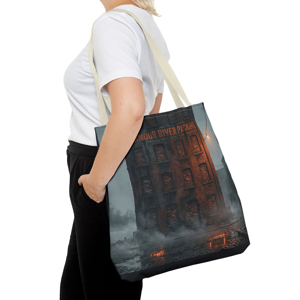 Ashmoor River Packing Tote Bag - Gothic Industrial Book Bag