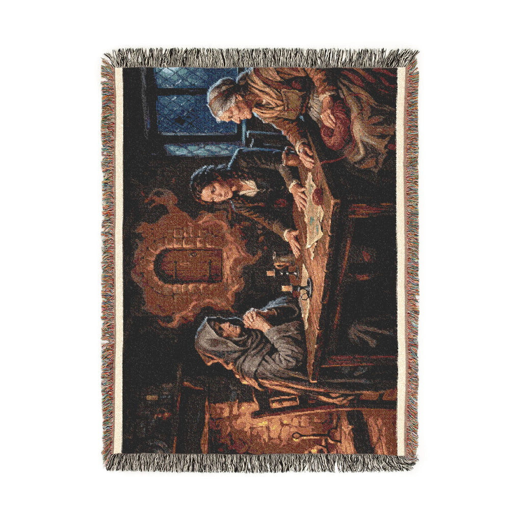 Woven Blanket - Vintage Tarot Card Readers Tapestry Throw